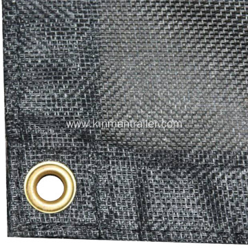 custom made dump trailer truck textilene replacement mesh tarps